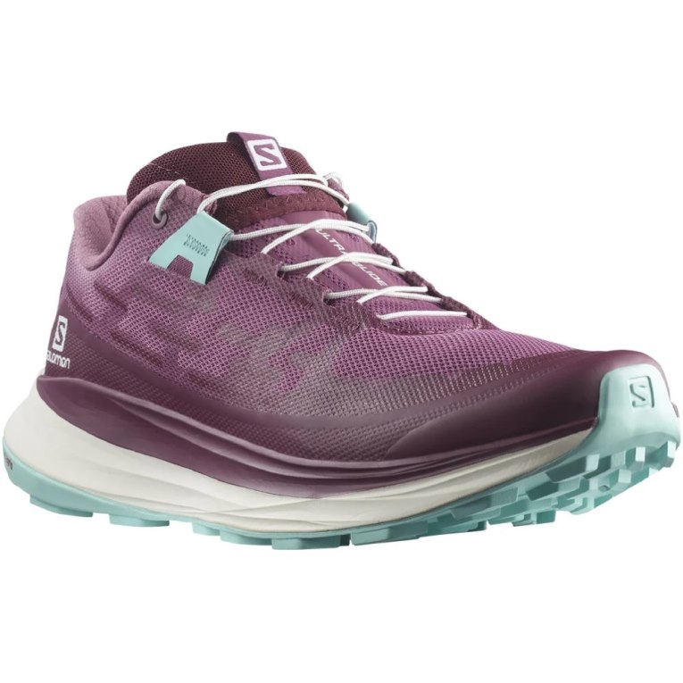 Burgundy Salomon Ultra Glide Women's Trail Running Shoes | IE WE4706